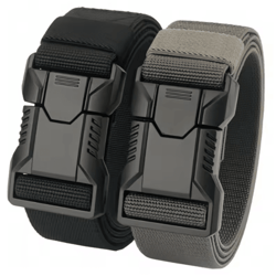 quick release elastic mens belt breathable outdoor comfort fit