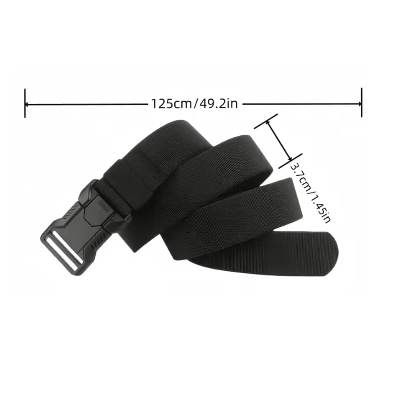 Quick Release Elastic Mens Belt Breathable Outdoor Comfort Fit 1