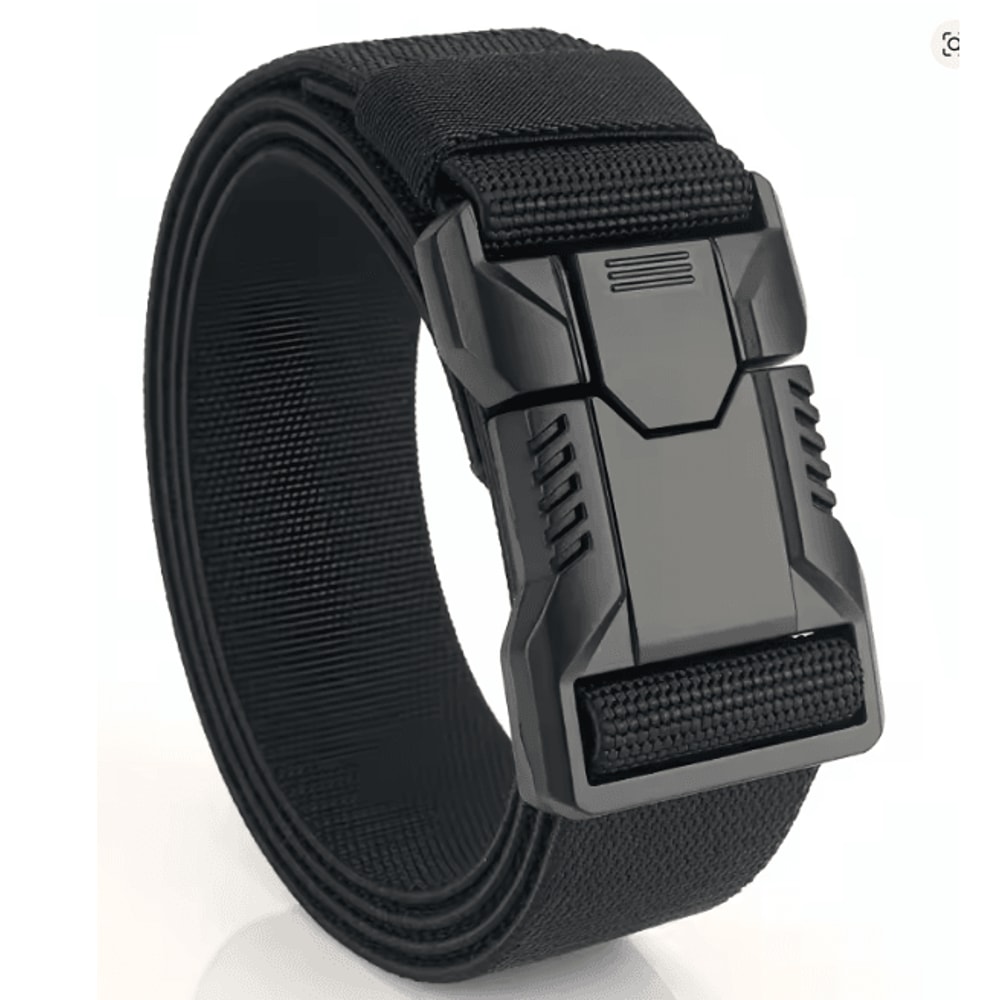 Quick Release Elastic Mens Belt Breathable Outdoor Comfort Fit 4