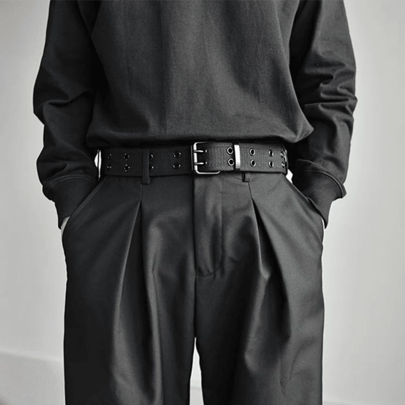 Mens Tactical Canvas Belt Military Nylon Webbing Casual Sports Belt 0