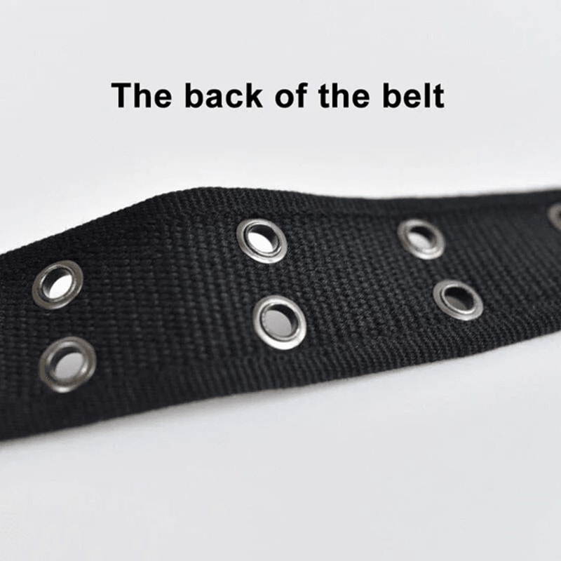 Mens Tactical Canvas Belt Military Nylon Webbing Casual Sports Belt 2