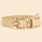 Womens Classic PU Leather Belt With Metal Buckle Fashion Jeans Belt 3