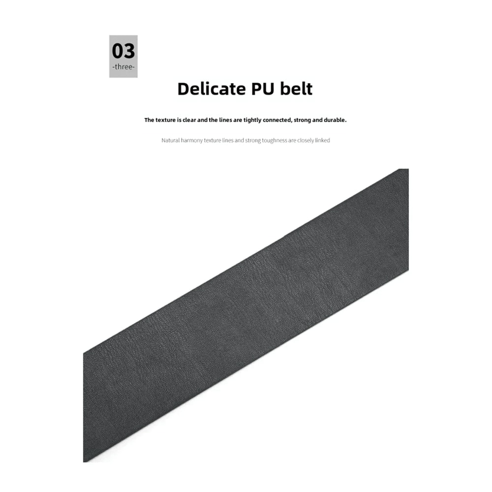 Vintage Womens Wide PU Leather Belt With Large Buckle Dress Belt 1