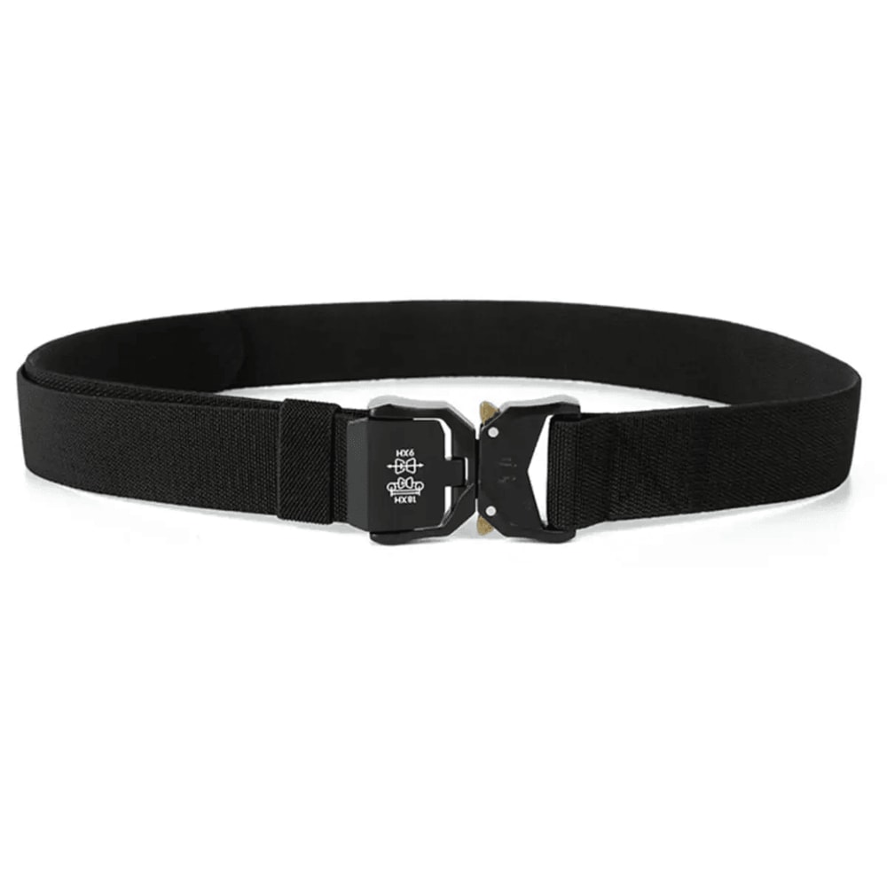 Mens Tactical Quick Release Elastic Belt Casual Training Work Belt 2