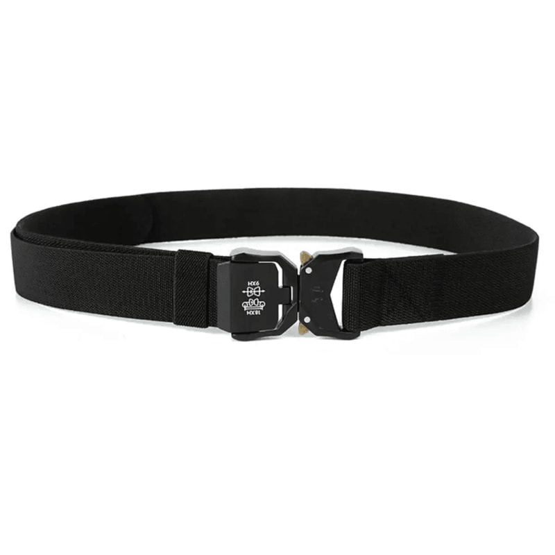 Mens Tactical Quick Release Elastic Belt Casual Training Work Belt 2