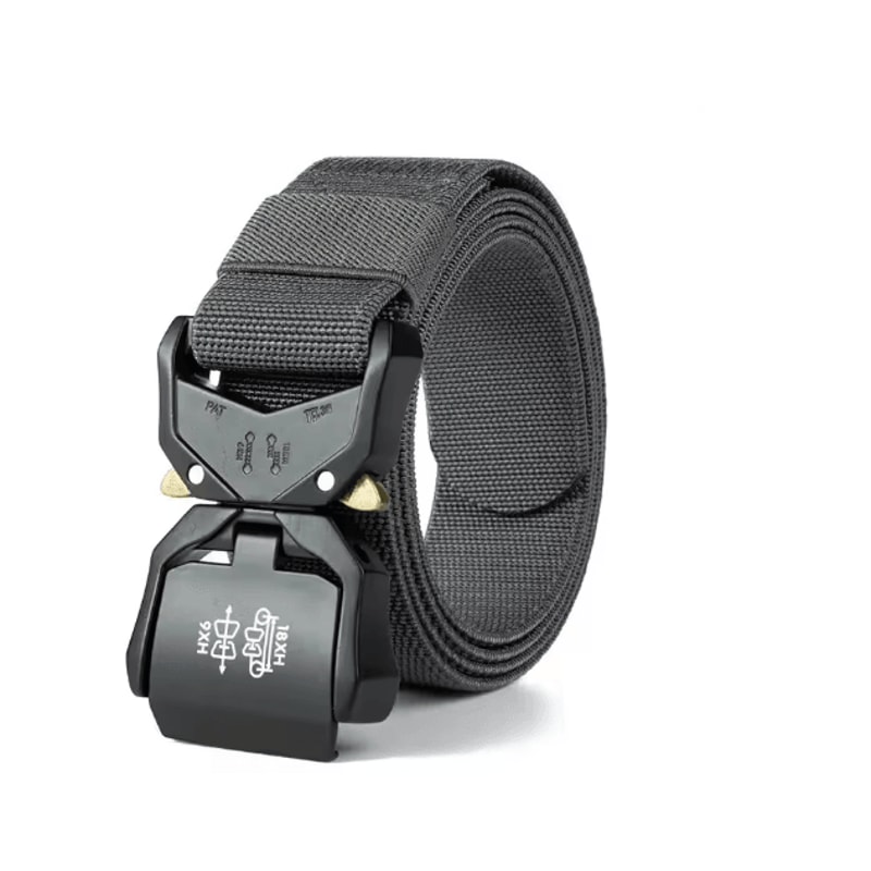 Mens Tactical Quick Release Elastic Belt Casual Training Work Belt 5