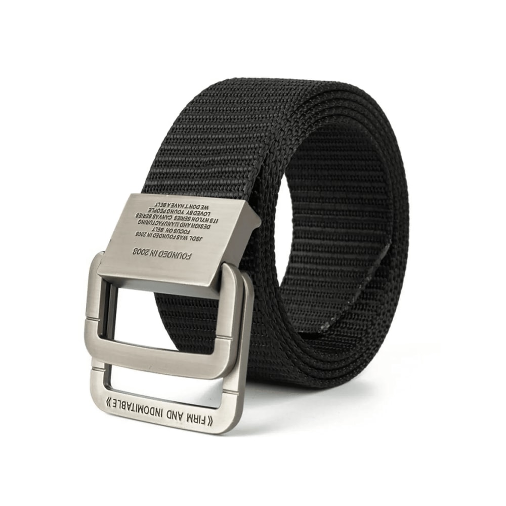 Mens Automatic Buckle Canvas Belt Nylon Webbing Casual Sports Belt 2