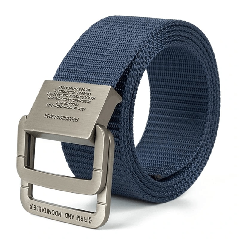 Mens Automatic Buckle Canvas Belt Nylon Webbing Casual Sports Belt 3