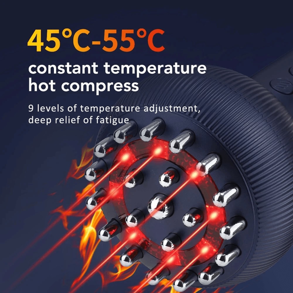 Electric EMS Guasha Massager With Heat Microcurrent Body Sculpting Brush 1