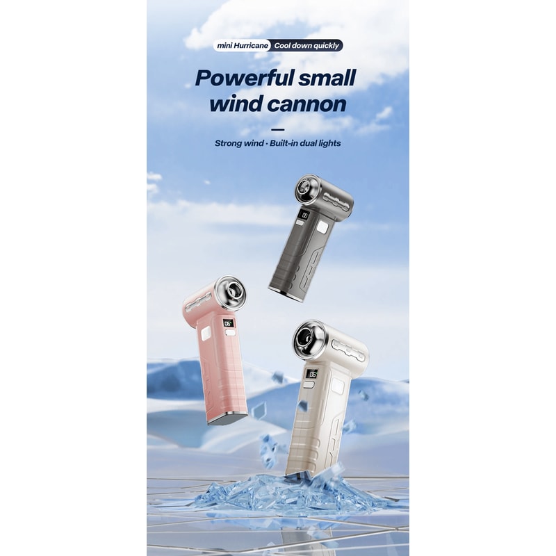 Rechargeable Turbo Jet Air Blower High Power Cordless Dust Cleaning Fan 0