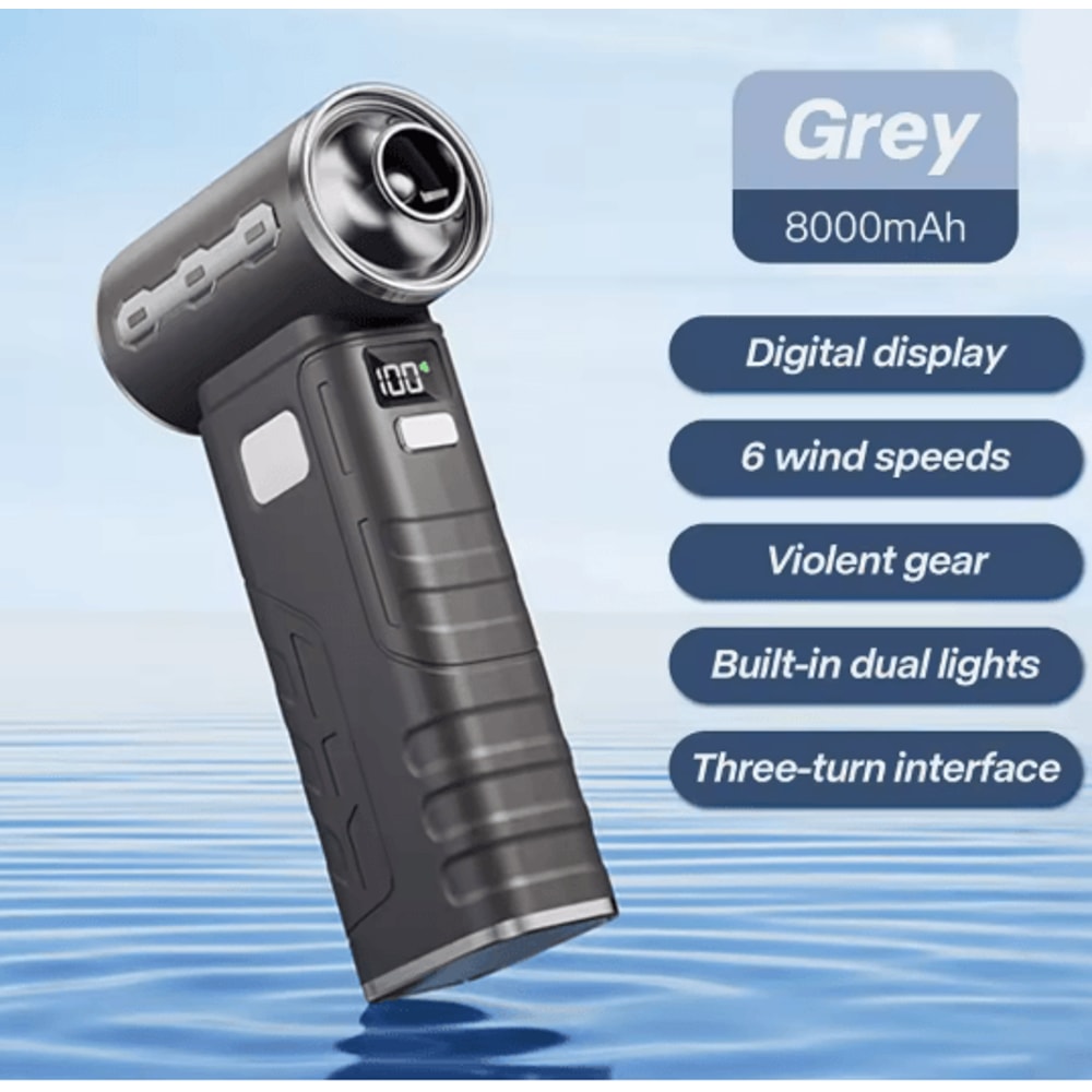 Rechargeable Turbo Jet Air Blower High Power Cordless Dust Cleaning Fan 4