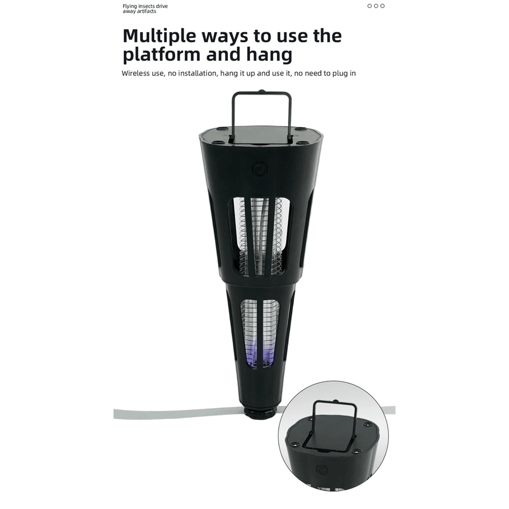 2 In 1 Smart Pest Control Table Fan Fly Repellent Bug Killer Lamp 1