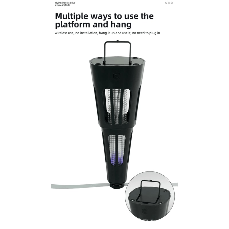 2 In 1 Smart Pest Control Table Fan Fly Repellent Bug Killer Lamp 1