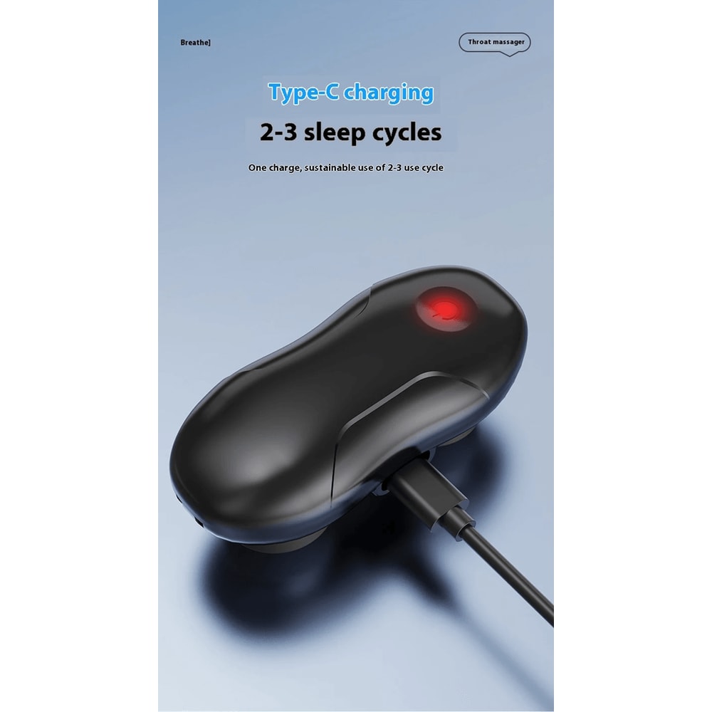 Electric Anti Snoring Device Intelligent Breathing Corrector Sleep Aid 3