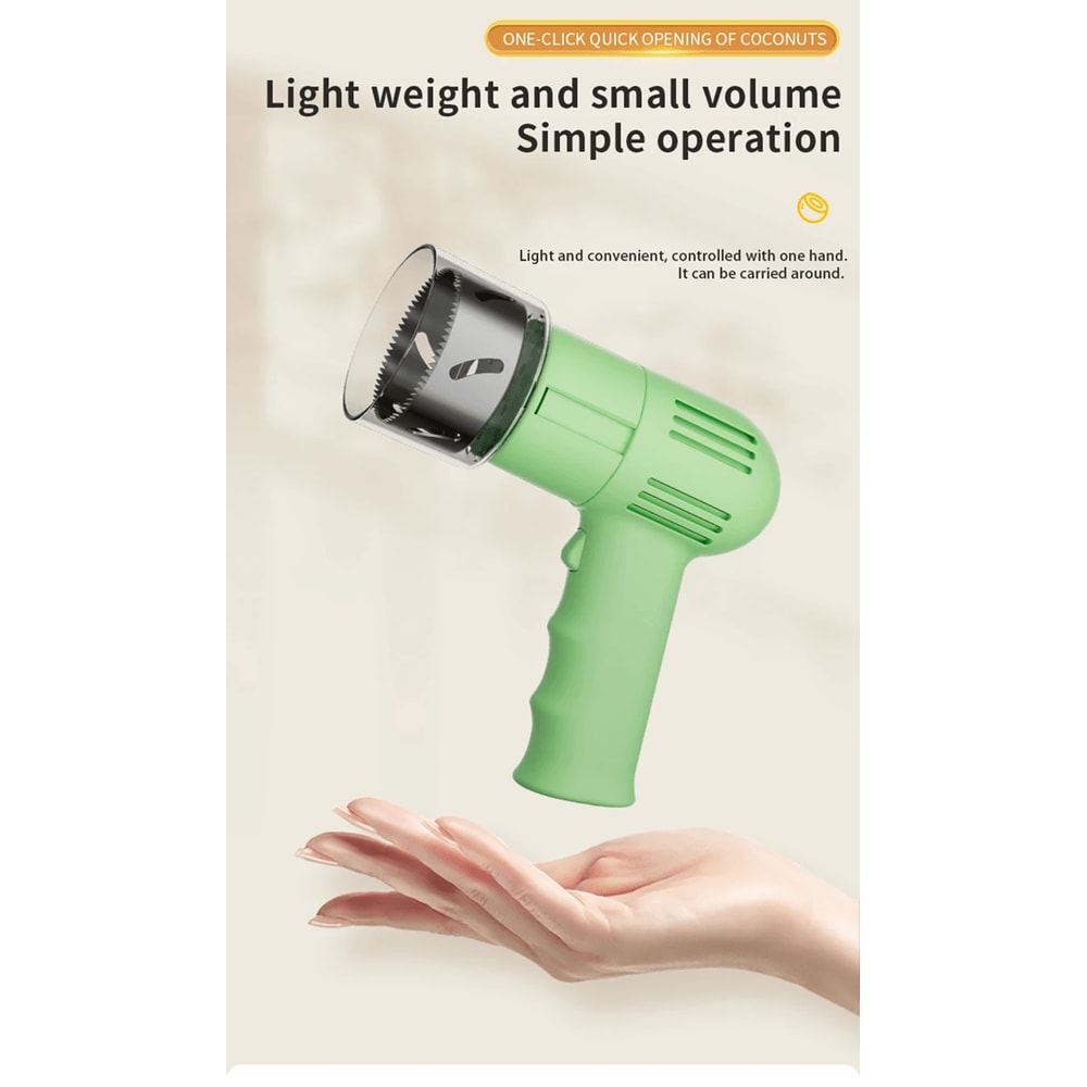Automatic Coconut Opener Tool Easy Coconut Water Extractor And Meat Scraper 4