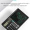 Calculator Writing Tablet With Stylus Folding 12 Digit Desktop Calculator 0