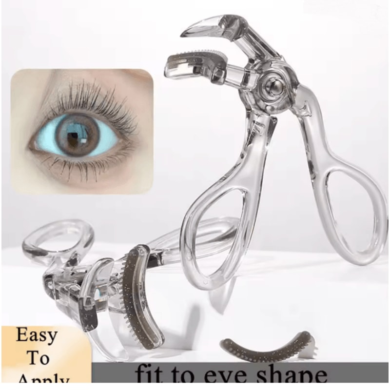 Wide Angle Partial Eyelash Curler Portable One Clip Lash Styling Tool 1