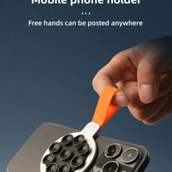 magnetic phone holder silicone grip stand with strong suction