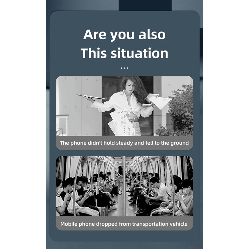 Magnetic Phone Holder Silicone Grip Stand With Strong Suction 1