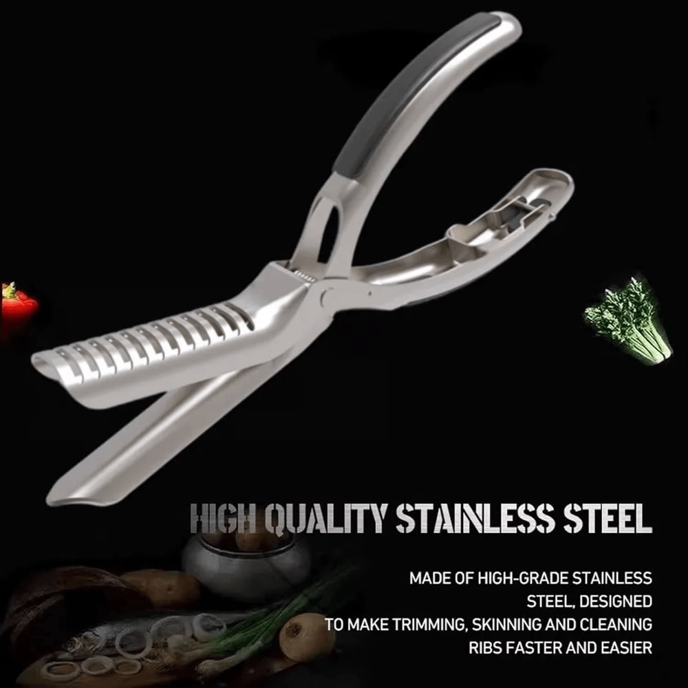 BBQ Rib Skinner Stainless Steel Rib Membrane Remover Tool 1