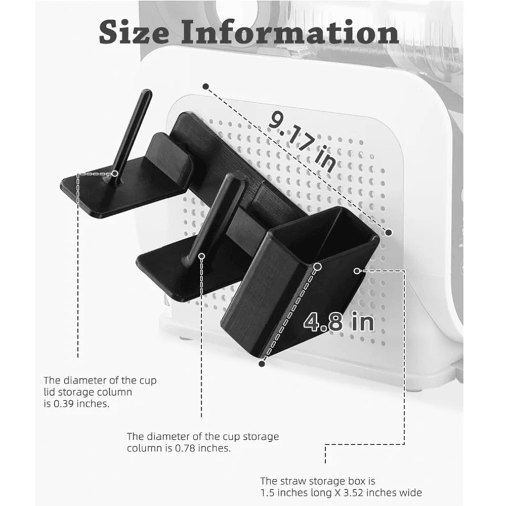 Cup Organizer For Ninja Slushie Machine Milk Tea Shop Counter Holder 1