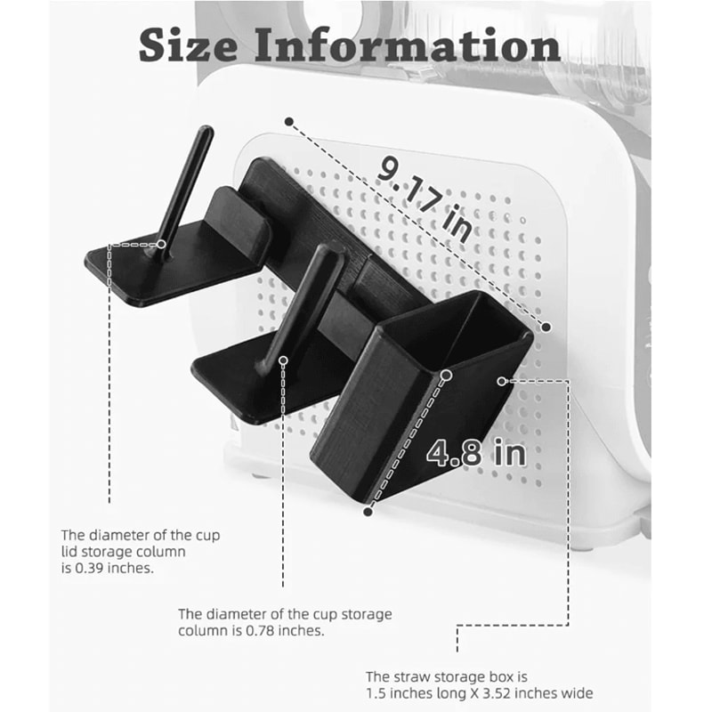 Cup Organizer For Ninja Slushie Machine Milk Tea Shop Counter Holder 1