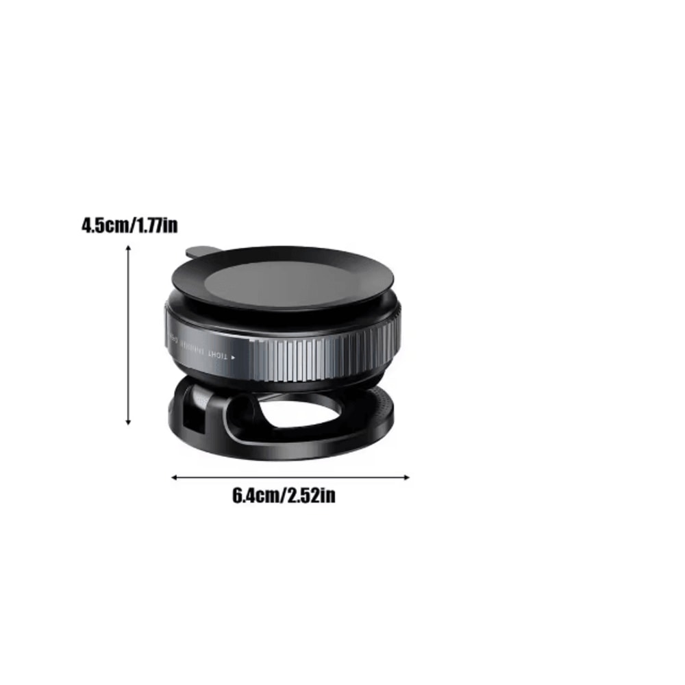 360 Degree Magnetic Car Dashboard Phone Holder Foldable Suction Mount 3