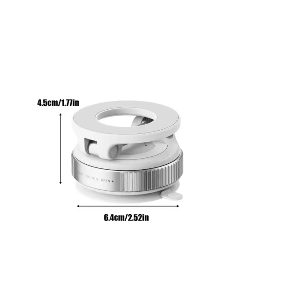 360 Degree Magnetic Car Dashboard Phone Holder Foldable Suction Mount 4