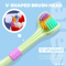 Three Sided Ultra Soft Toothbrush Gentle Oral Care Teeth Cleaner 1