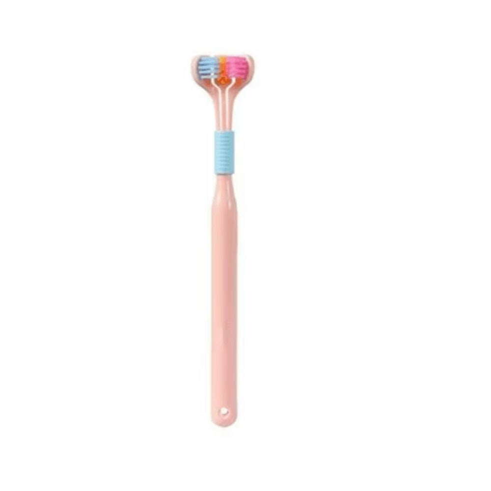 Three Sided Ultra Soft Toothbrush Gentle Oral Care Teeth Cleaner 2