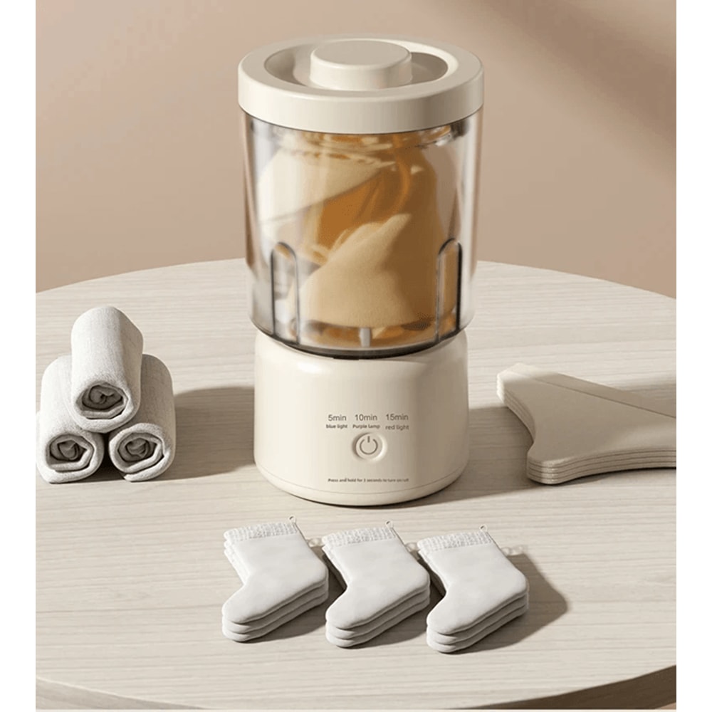 Portable Wireless Mini Washing Machine Underwear Socks Cleaner 2