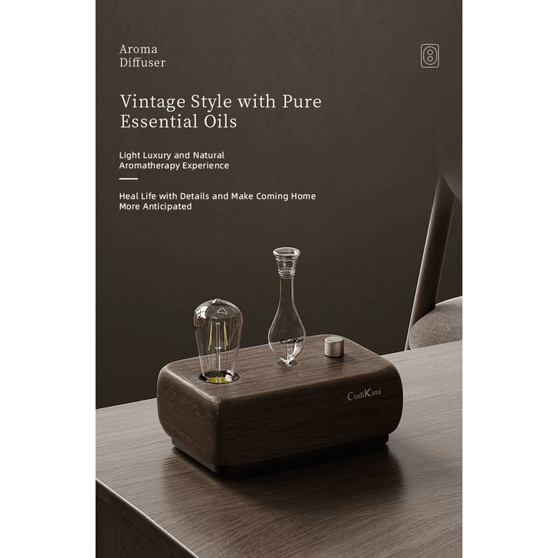 Vintage Aroma Diffuser Tungsten Filament Lamp Essential Oil Humidifier 0