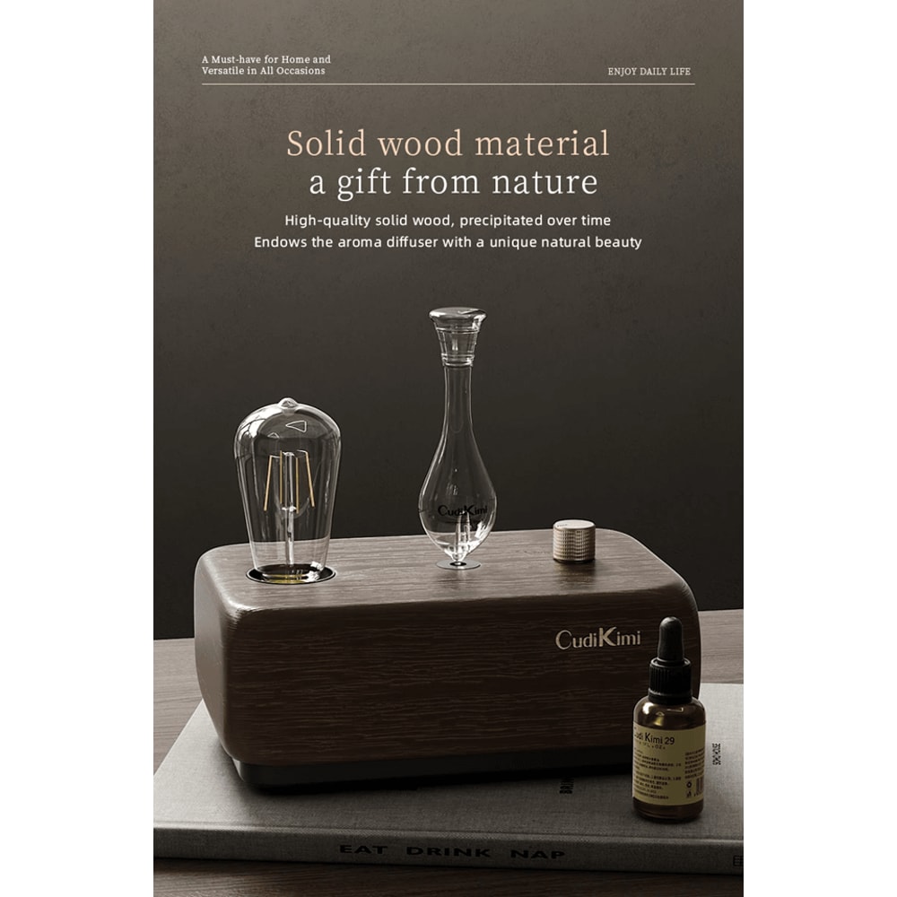 Vintage Aroma Diffuser Tungsten Filament Lamp Essential Oil Humidifier 3