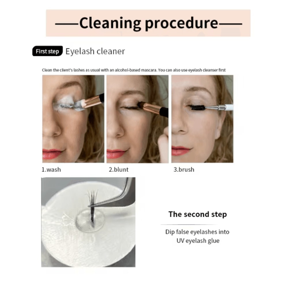 Mini Rechargeable UV Eyelash Extension Lamp Wireless Fast Curing Light 1