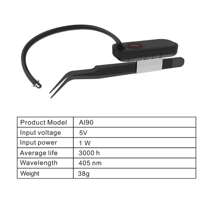 Mini Rechargeable UV Eyelash Extension Lamp Wireless Fast Curing Light 4