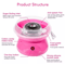Mini Electric Cotton Candy Maker For Kids Parties And Home Fun 2