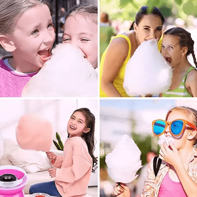 Mini Electric Cotton Candy Maker For Kids Parties And Home Fun 3