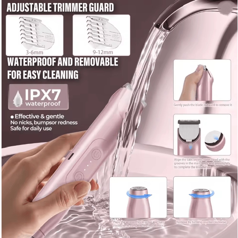 Electric Shaver For Women 2 In 1 Hair Removal Razor For Body And Face 2