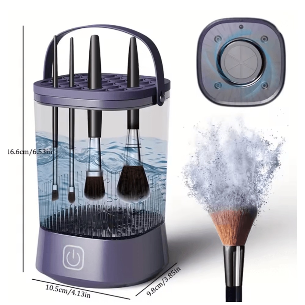 Automatic Electric Makeup Brush Cleaner Rechargeable Washing And Drying Machine 3