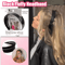 Fluffy Volume Headband Hair Clip Bump Up Style For Women 0