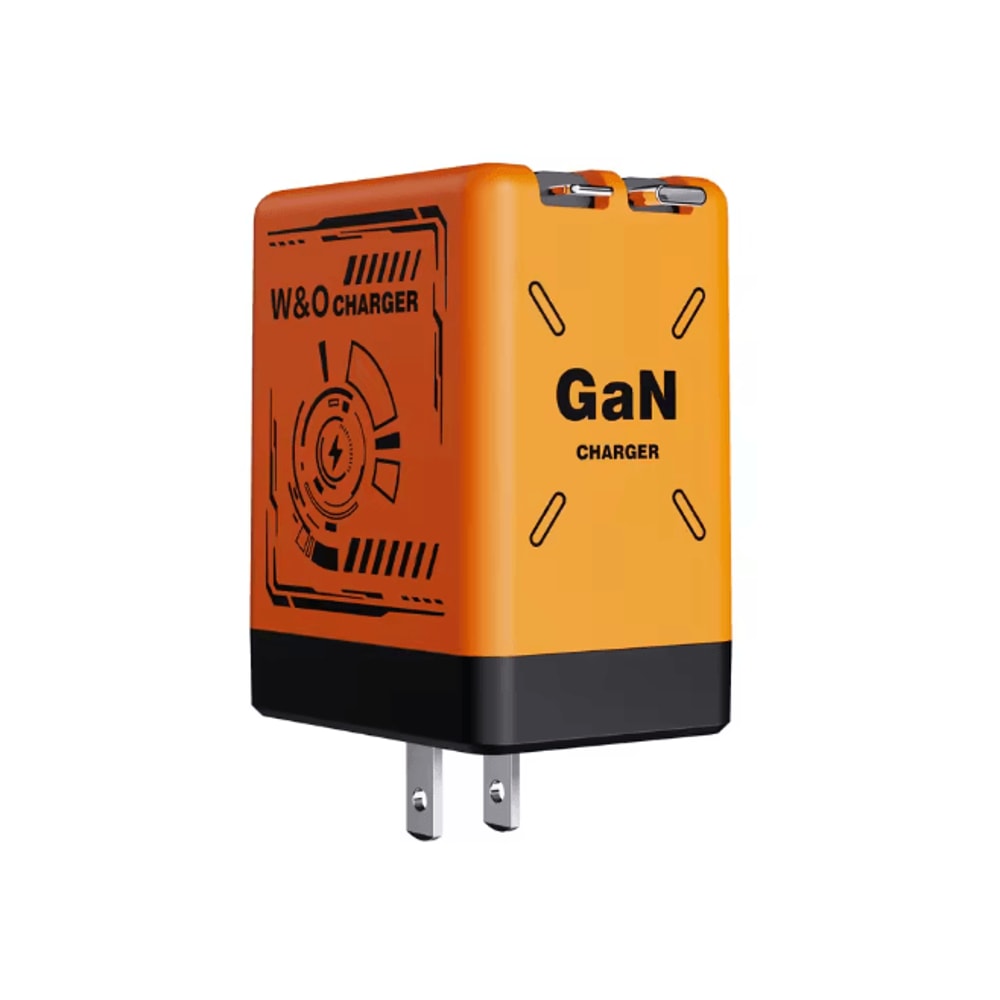 Gan 120W Fast Charger With Retractable Usb C And Lightning Cable 4