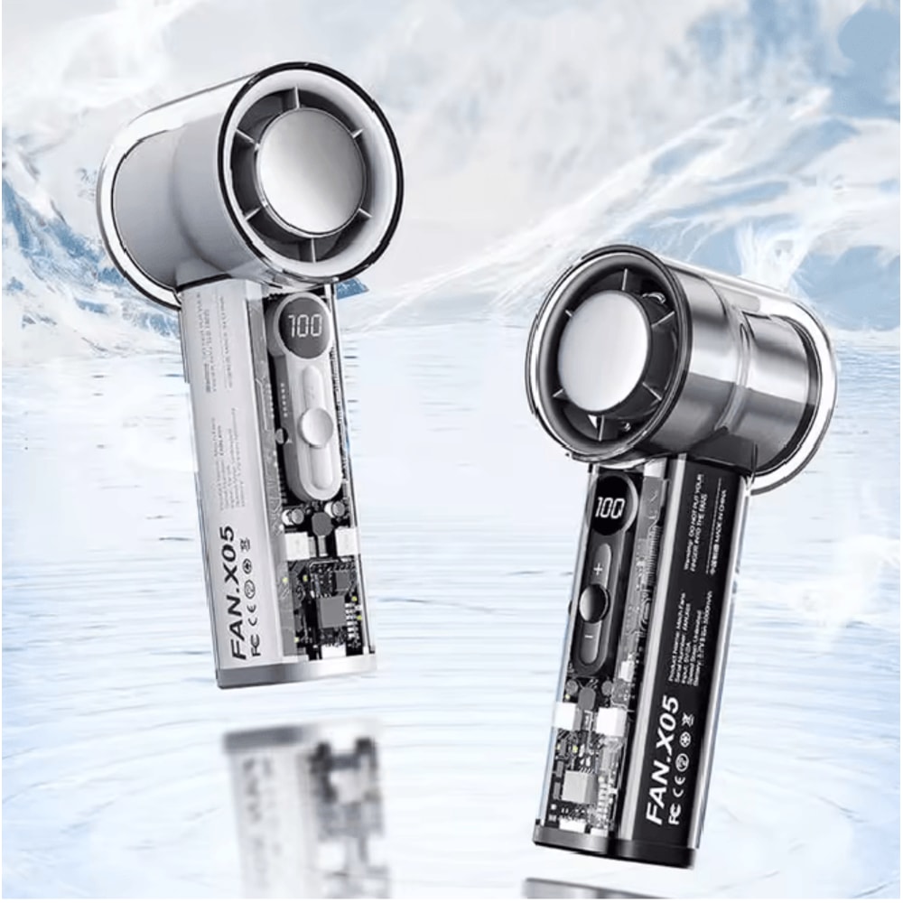 Portable Handheld Cooling Fan Rechargeable High Speed Mini Fan 1