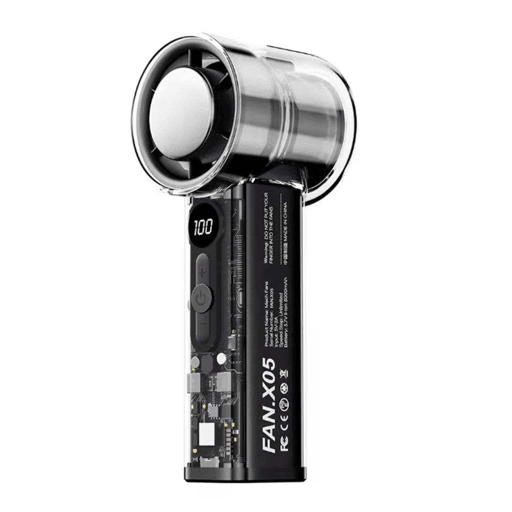 Portable Handheld Cooling Fan Rechargeable High Speed Mini Fan 4