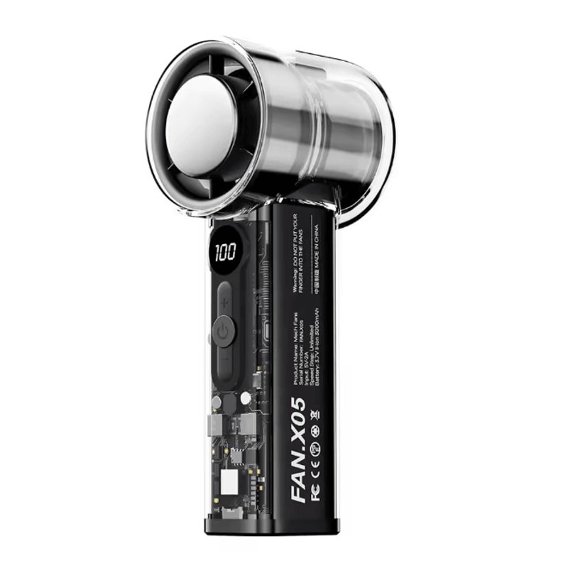 Portable Handheld Cooling Fan Rechargeable High Speed Mini Fan 4