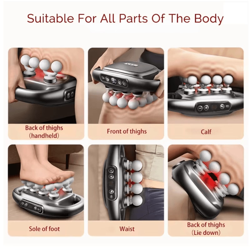 Deep Tissue Massage Gun Electric Muscle Massager With 16 Heads 1