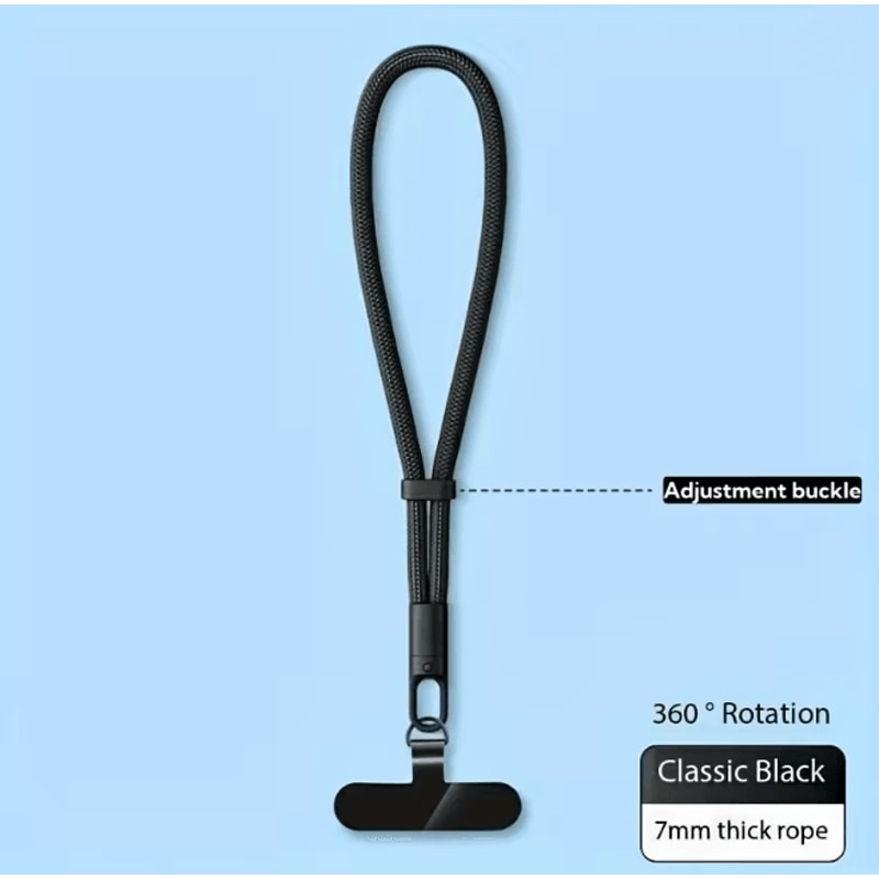 Adjustable Phone Lanyard Strap Clip Holder For Crossbody Neck And Wrist Carry 5