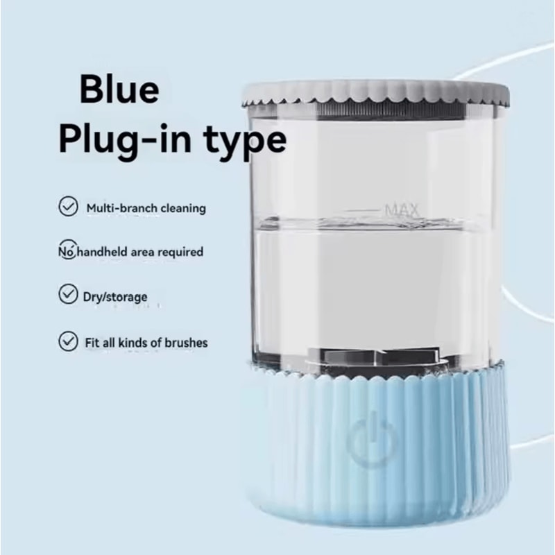 3 In 1 Electric Makeup Brush Cleaner USB Rotary Washing And Drying Machine 4