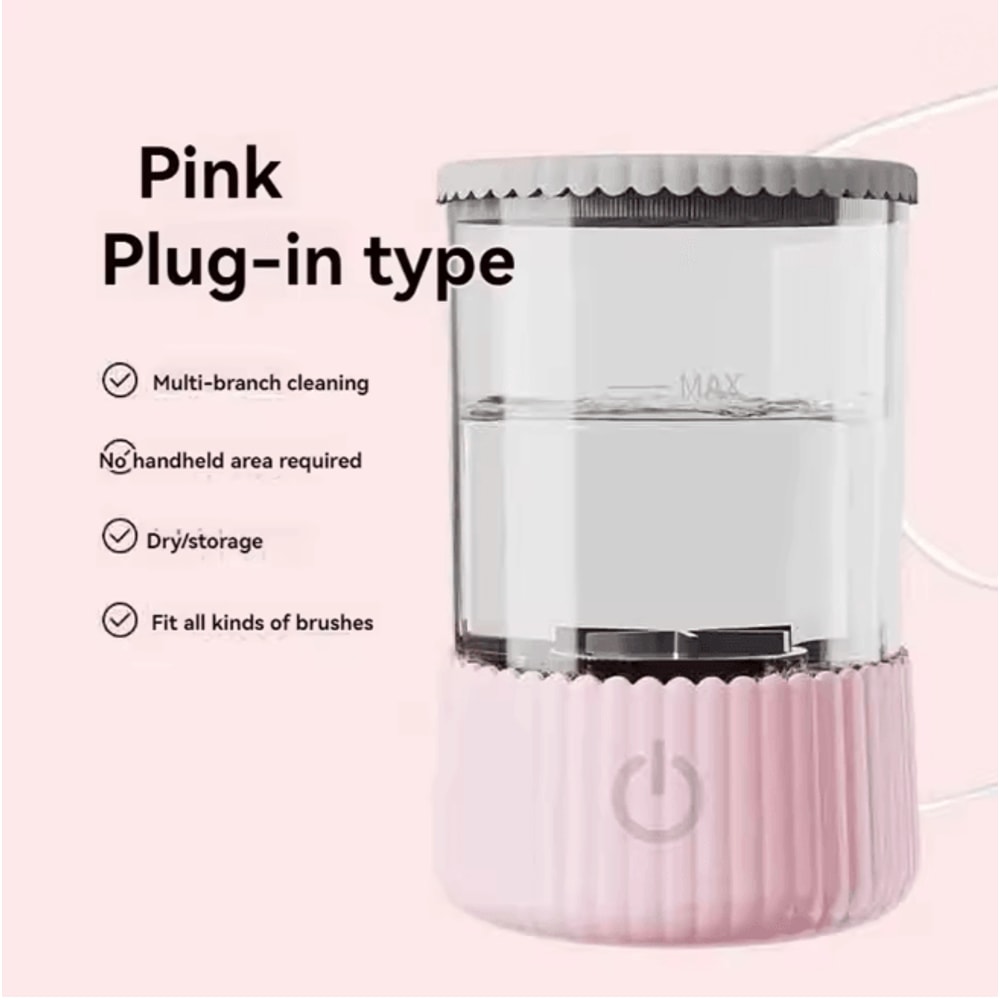 3 In 1 Electric Makeup Brush Cleaner USB Rotary Washing And Drying Machine 5