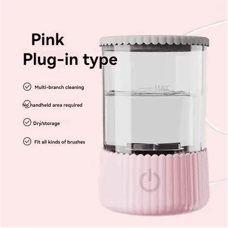 3 In 1 Electric Makeup Brush Cleaner USB Rotary Washing And Drying Machine 5