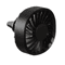Portable Car Clip Fan With LED Ambiance Lights USB Rechargeable Mini Fan 5